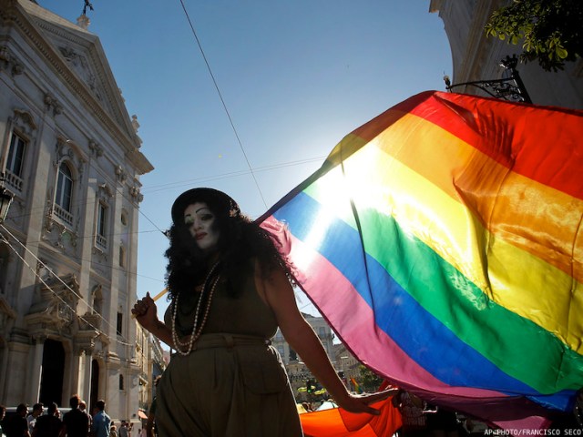 From Gay Pride in Lisbon. (AP Photo/Francisco Seco)