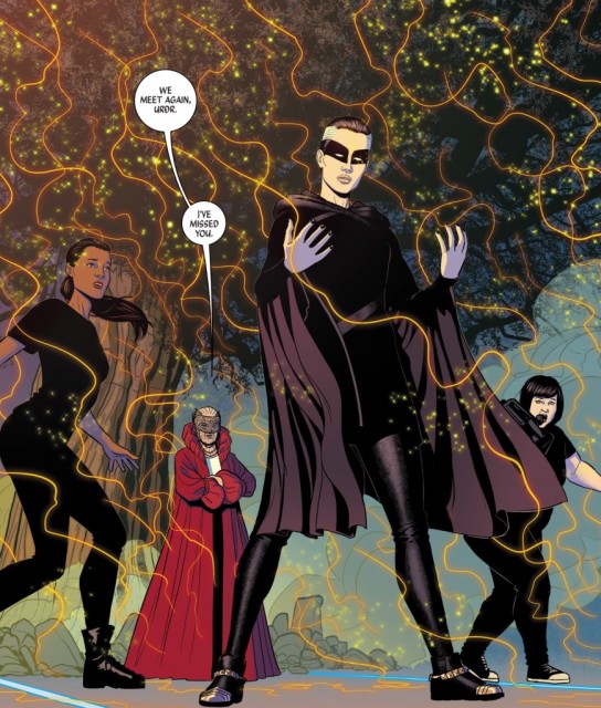 From The Wicked + The Divine #9 with art by Jamie McKelvie.