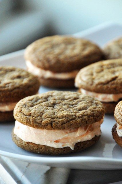 Ginger-Cookie-Sandwiches-with-Orange-Buttercream