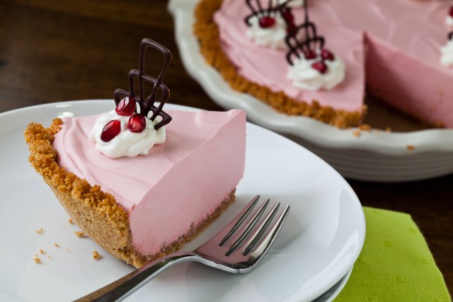 Pomegranate Mousse Pie