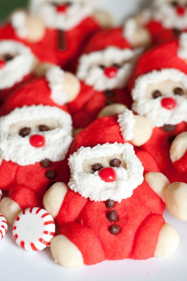 Roly-Poly Santa Cookies