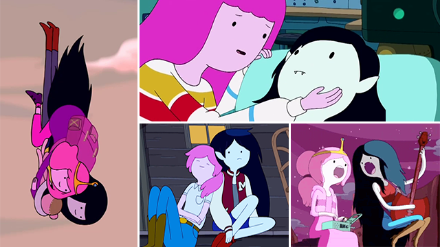 Watch Adventure Time's best Marceline and Bubblegum romance