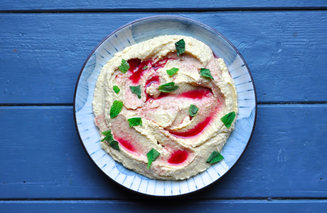 Chickpea-Yogurt Dip with Pomegranate and Mint