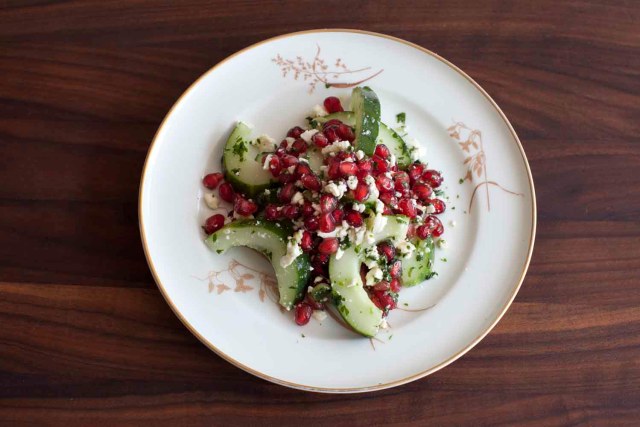 Cucumber Pomegranate Salad