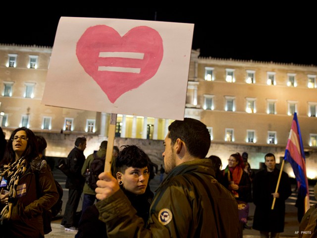 AP Photo/Petros Giannakouris