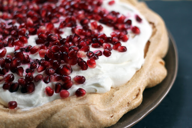 Pomegranate Pavlova