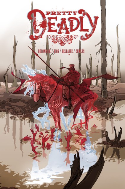 The cover of Pretty Deadly #6, art by Emma Rios.