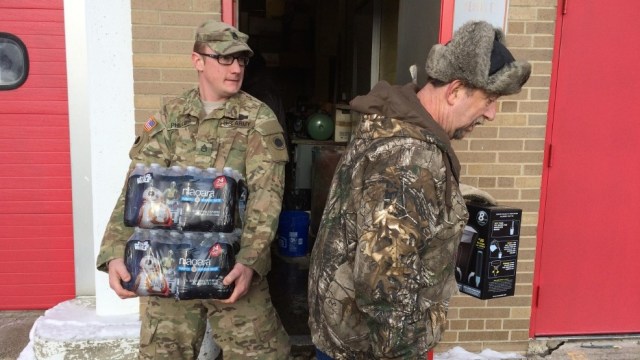 National Guard in Flint (WEYI/Mike Horne)