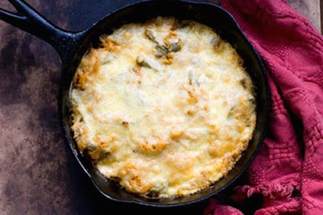 Cactus Casserole with Rice and Acnho Chiles