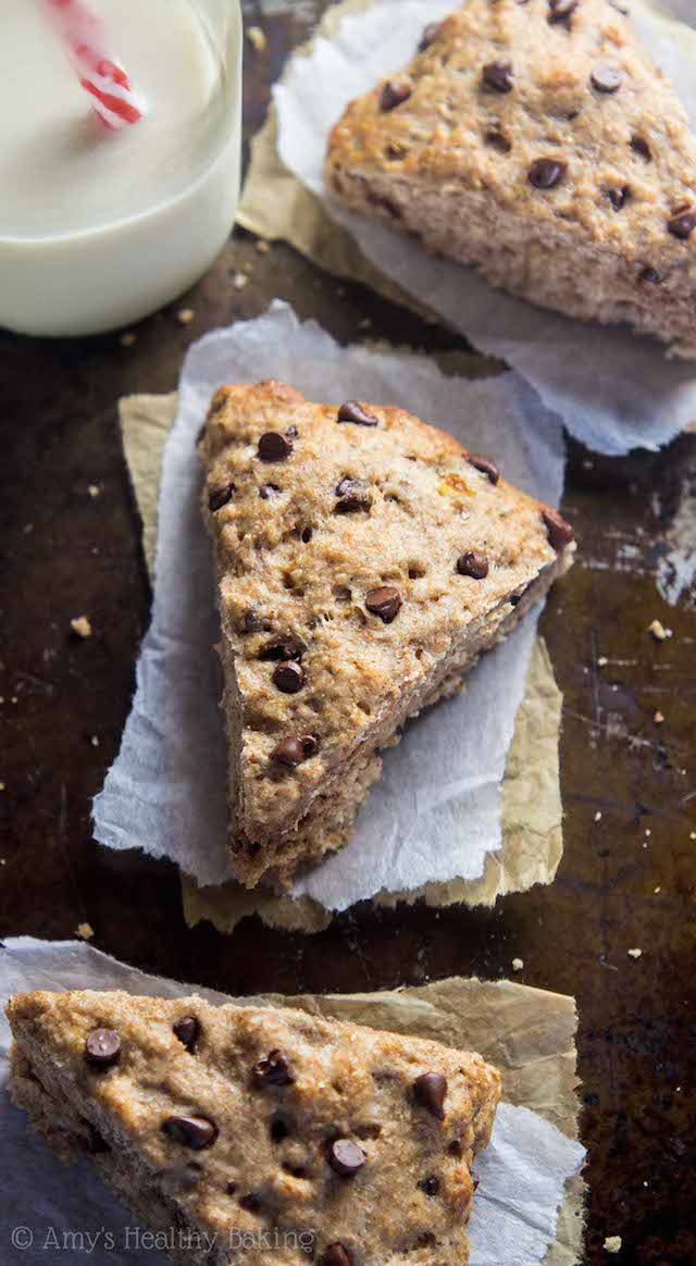 Chocolate Chip Banana Bread Scones