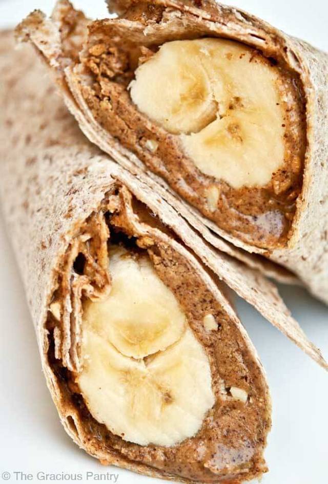 Clean Eating Banana Wrap