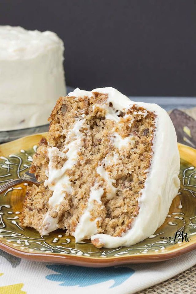 Old Fashioned Banana Layer Cake with Cream Cheese Frosting