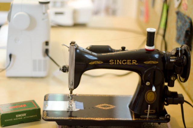 My vintage Singer is a dream to sew on, even though it sounds like a locomotive when it's working at it's top speed.