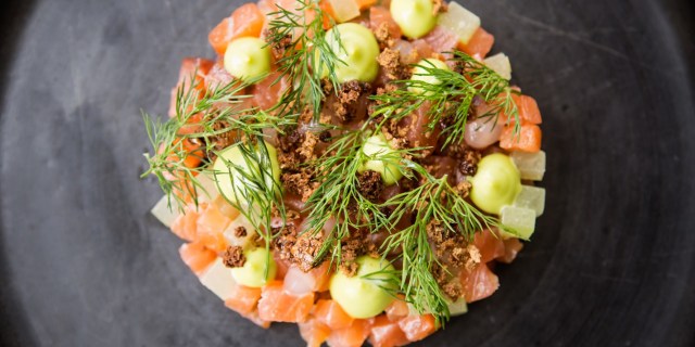 Gin and Tonic Cured Salmon
