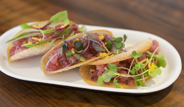 Tuna Tartare Taco Bites