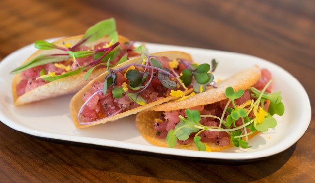 Tuna Tartare Taco Bites