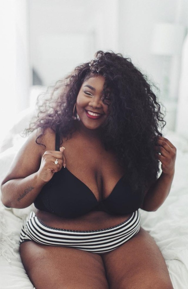 via black and curvy