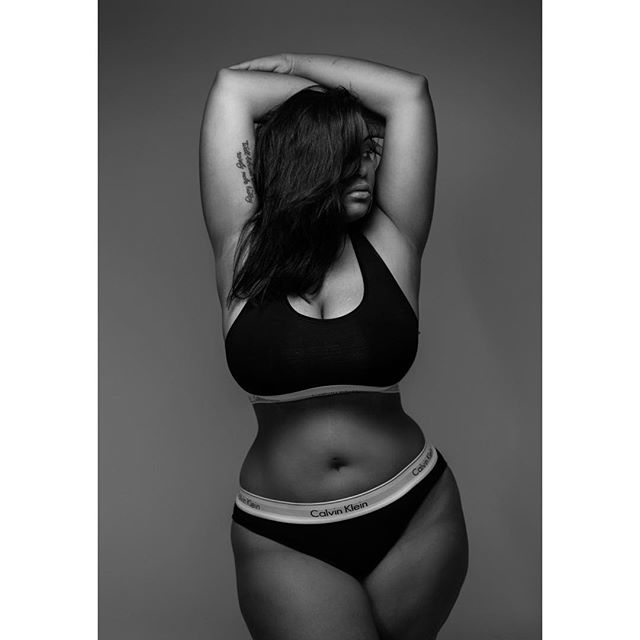 via black and curvy