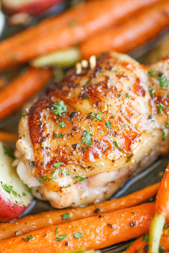 One Pan Garlic Ranch Chicken and Veggies