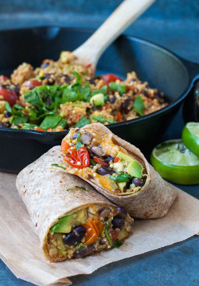 One Pan Mexican Quinoa Wraps (1)