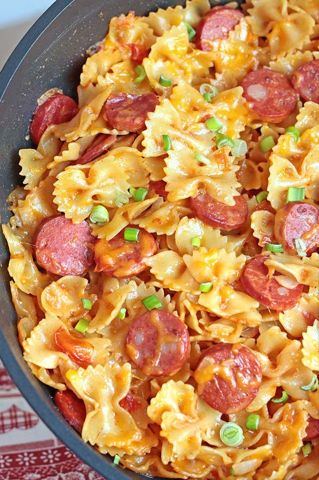 One Pot Kielbasa Pasta