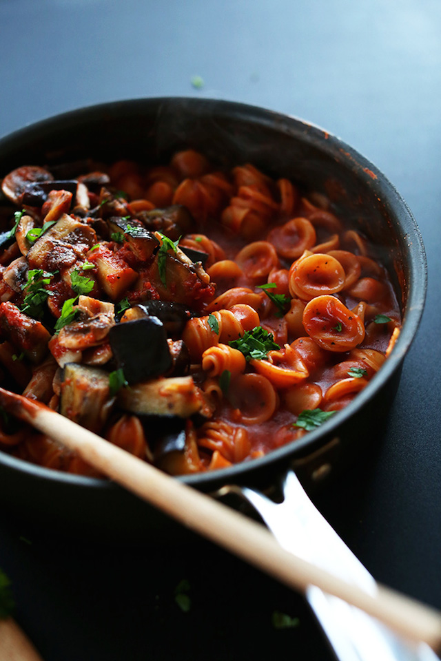 One Pot Vegan Orecchiette