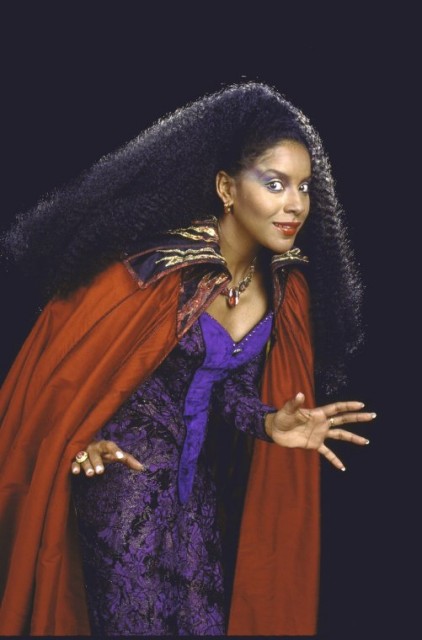 Actress Phylicia Rashad in a scene from the first replacement cast of the Broadway musical "Into the Woods".