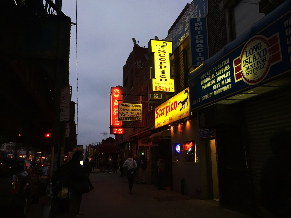 I call Jackson Heights home, in Queens. I was born in Elmhurst which isn't very far away, and my family moved away when I was small. When I moved back, I moved back into a neighborhood not far from where I was born. Many of the streets feel like memories as a child, but they could be images from popular media. I'll never live in Brooklyn, even though all of my friends are there.