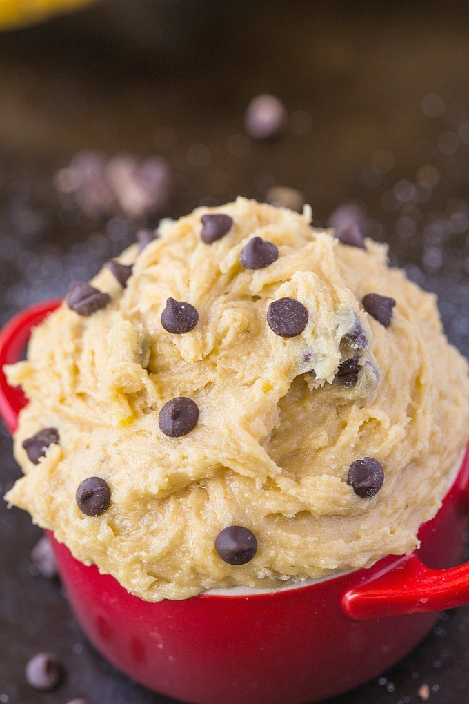 Healthy Edible Banana Bread for one