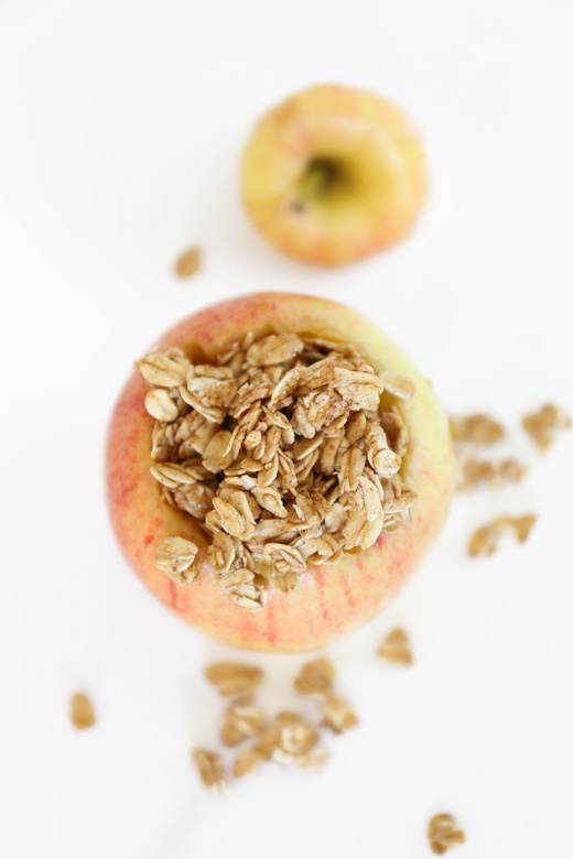 Oatmeal Stuffed Baked Apple