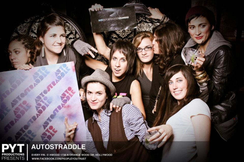 Alex Vega & Friends. Autostraddle Calendar Party 2010. Los Angeles, CA.