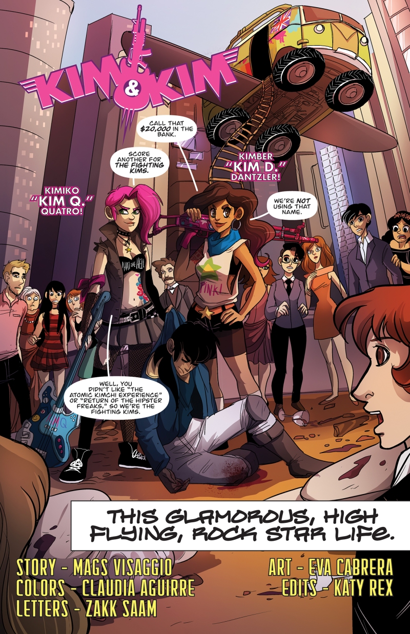 Drawn to Comics Interviews Kim & Kim Writer Magdelene Visaggio About Punk  Rock Sci Fi and Trans Characters | Autostraddle