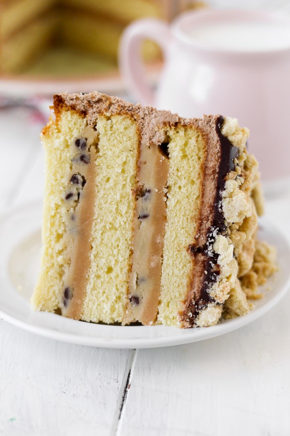 Billionaire Cookie Dough Cake Billionaire Cookie Dough Cake