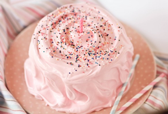 HOMEMADE CONFETTI CAKE WITH COTTON CANDY CLOUD FROSTIN