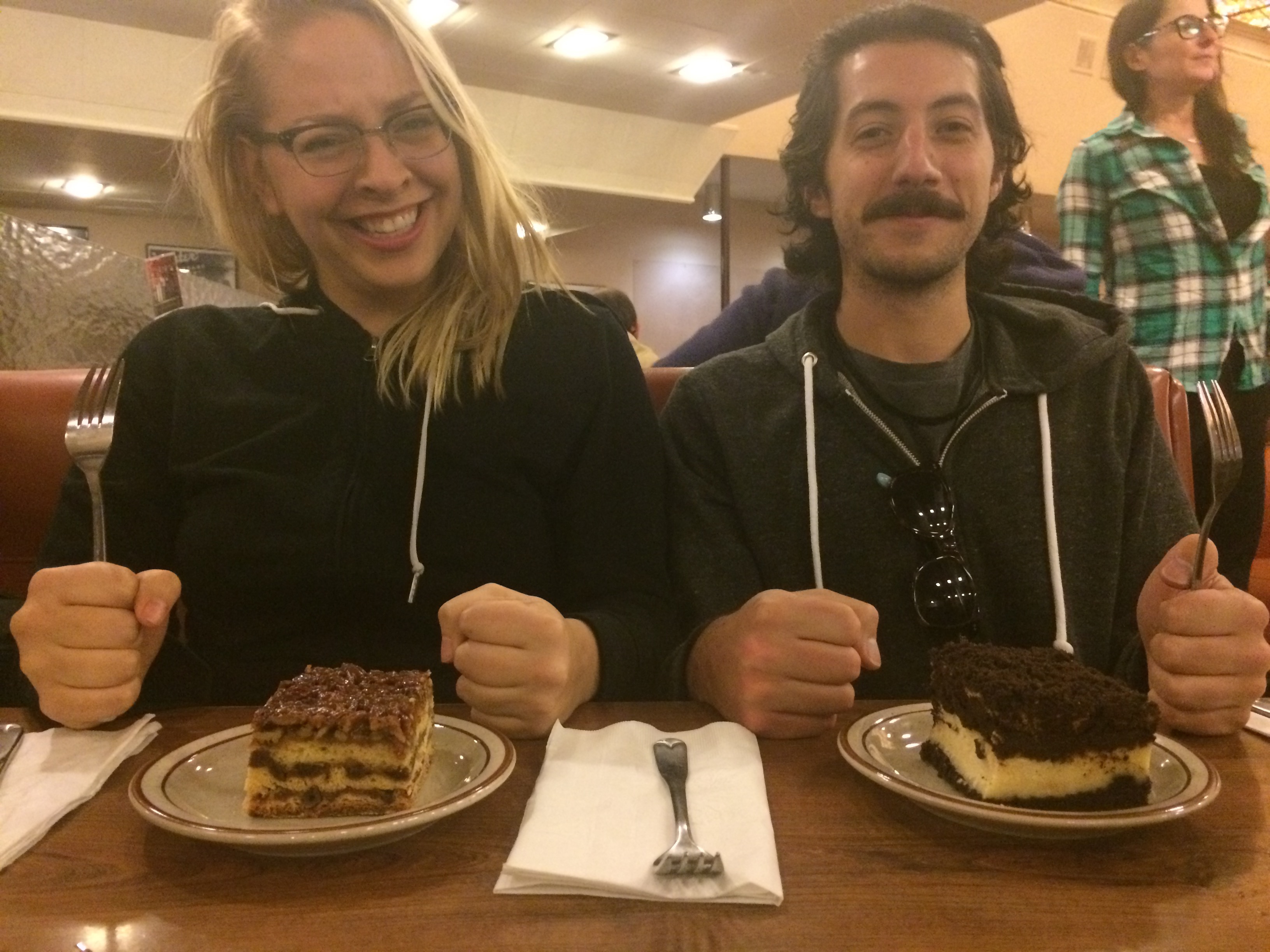 Mike and Julia at Canter's