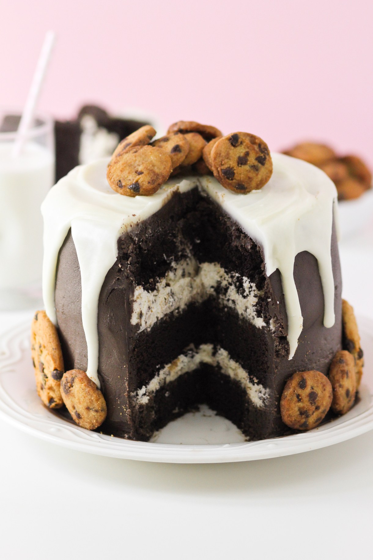 Milk and Cookies cake