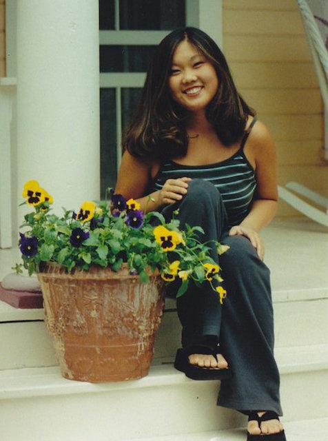 16-year-old me, totally gorgeous and totally wishing I was thinner and whiter.