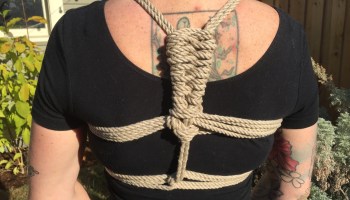 Column shibari single Arm Ties