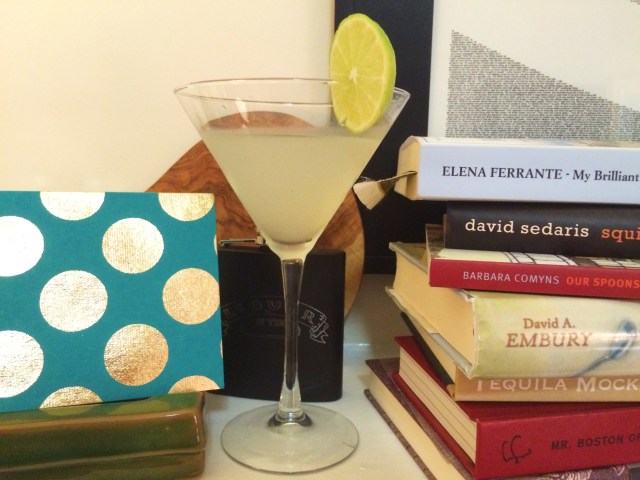 That's a card from my sister next to my daiquiri! 