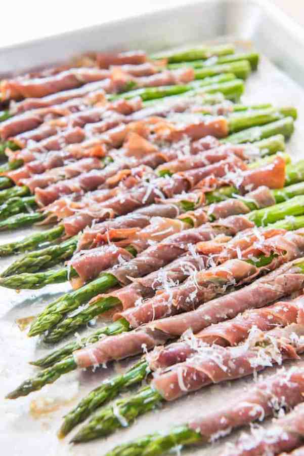 proscuitto wrapped asparagus