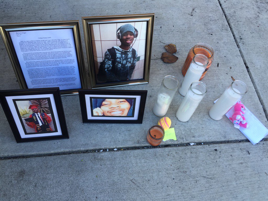 memorial to Benny via @abc7newsbayarea