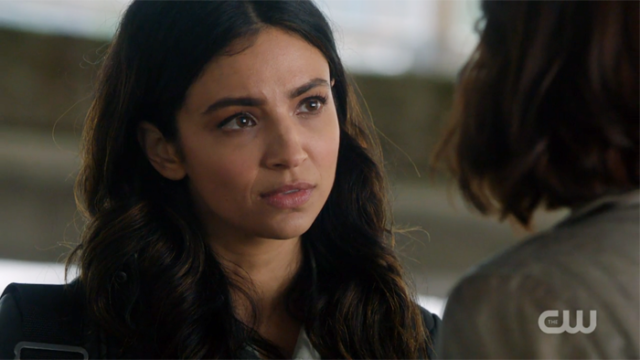 Maggie looks at Alex, so so sad