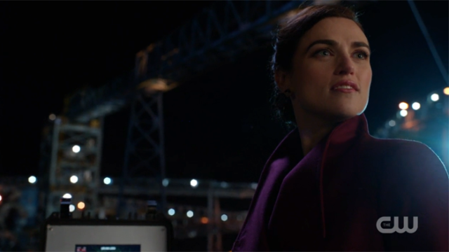 Lena Luthor looks defiant. 