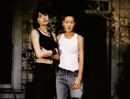 Jolie and Shimizu, hanging out pretty recently I guess.