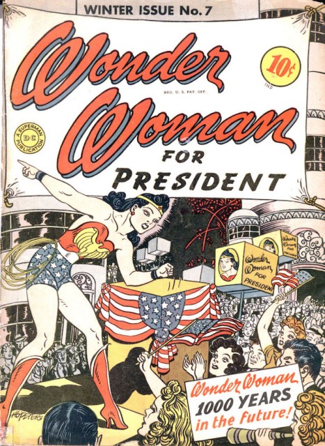 1943 cover of Wonder Woman via Bitch
