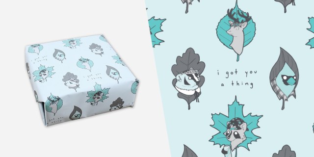 Queer Woodlands Wrapping Paper