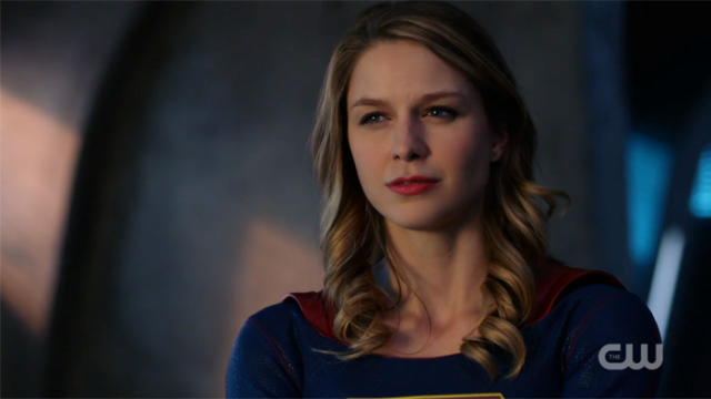 Kara looks reluctant to take Mon-El with her.