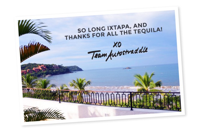 thanks for all the tequila postcard