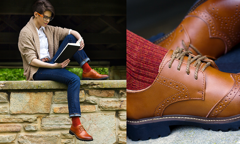 The Roguish Brogue in Light Brown