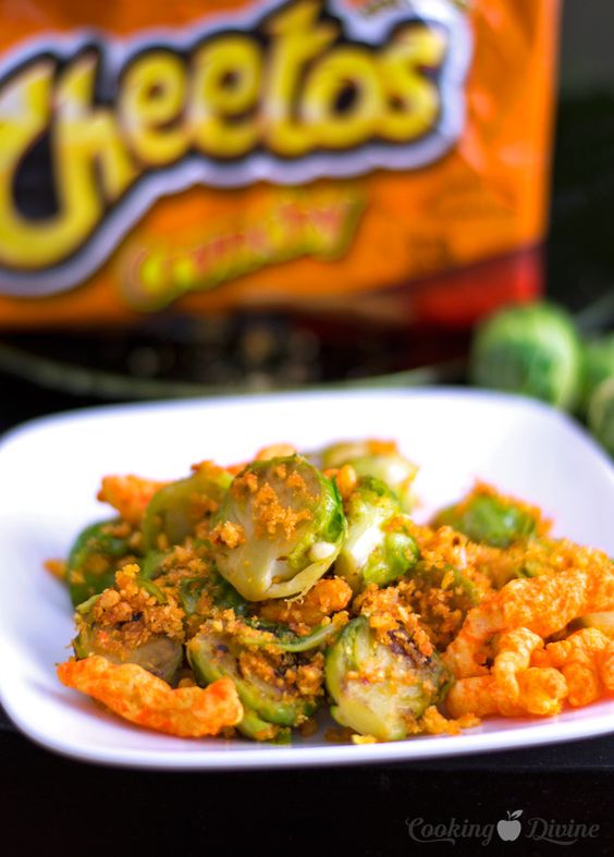 Cheetos Coated Brussels Sprouts